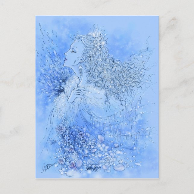 Snow Queen Postcard (Front)