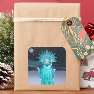 Snow Queen Square Sticker