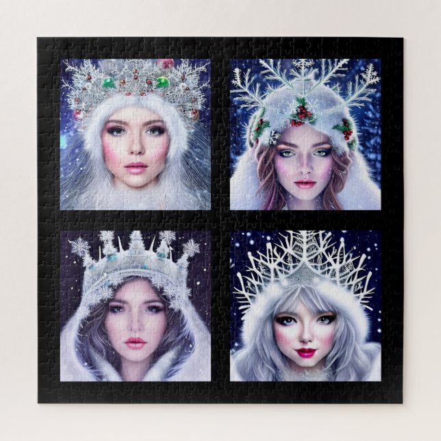 Snow Queens Winter Wonderland     Jigsaw Puzzle (Vertical)