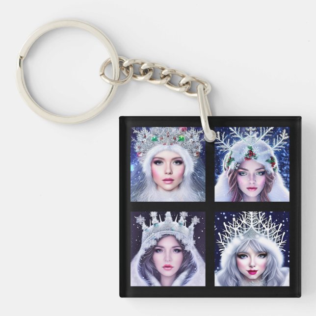 Snow Queens Winter Wonderland      Key Ring (Front)