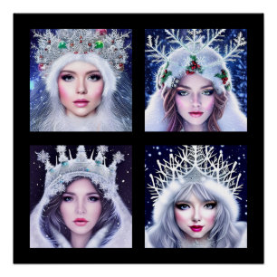 Snow Queens Winter Wonderland   Poster