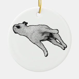 Snow-Quiet Keepsake Ceramic Ornament