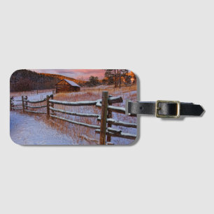 Snow Ranch Luggage Tag