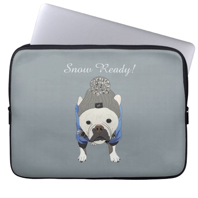 Snow ready laptop sleeve (Front)