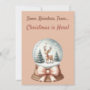 ❄️🎄 Snow, Reindeer, Trees... Christmas is Here!  Invitation