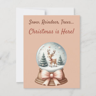 ❄️🎄 Snow, Reindeer, Trees... Christmas is Here! Invitation