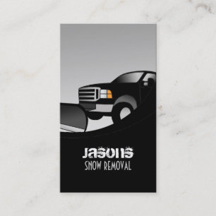 Snow Removal Business Cards