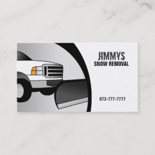 Snow Removal Business Cards