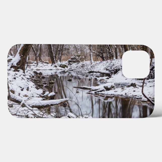Snow Riverside iPhone Case (Back (Horizontal))