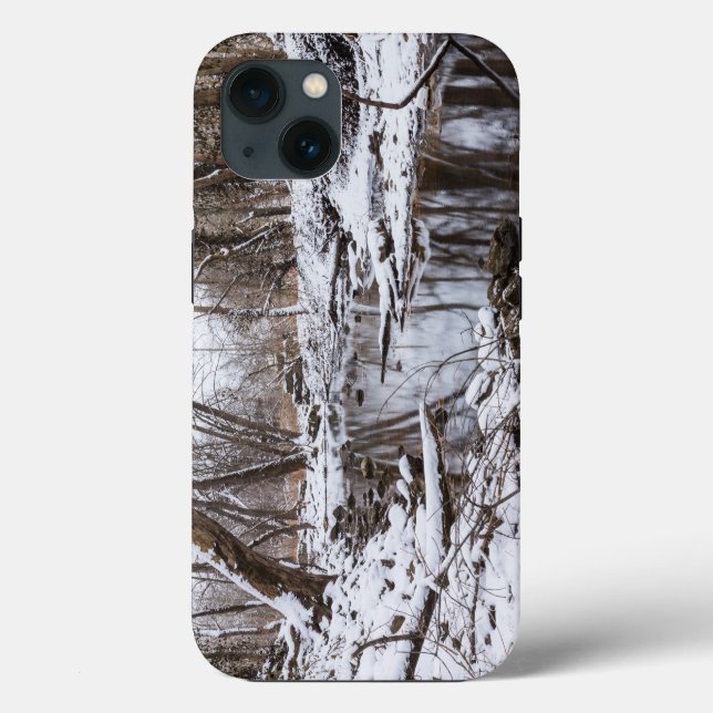 Snow Riverside iPhone Case (Back)