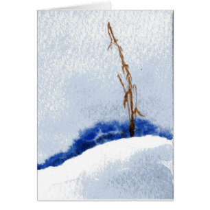 Snow-scape Greeting Card