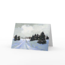 Snow Scene Card
