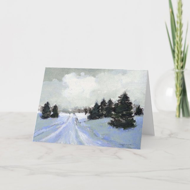 Snow Scene Card (Front)