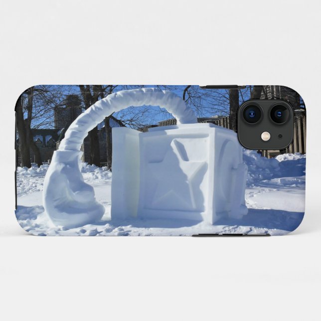Snow Sculpture, Quebec, Canada Case-Mate iPhone Case (Back (Horizontal))