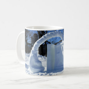 Snow Sculpture, Quebec, Canada Coffee Mug
