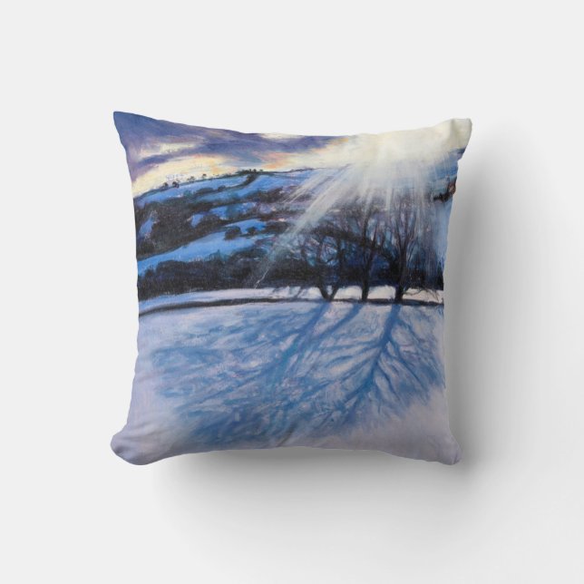 Snow Shadows 2009 Cushion (Front)