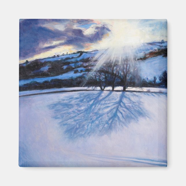 Snow Shadows 2009 Magnet (Front)