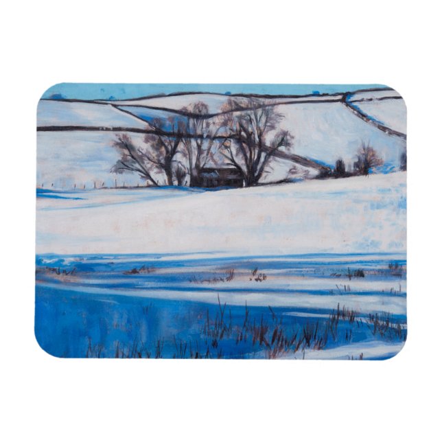 Snow Shadows 2010 Magnet (Horizontal)