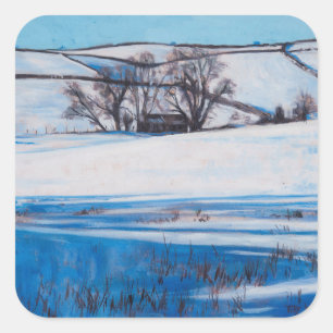 Snow Shadows 2010 Square Sticker