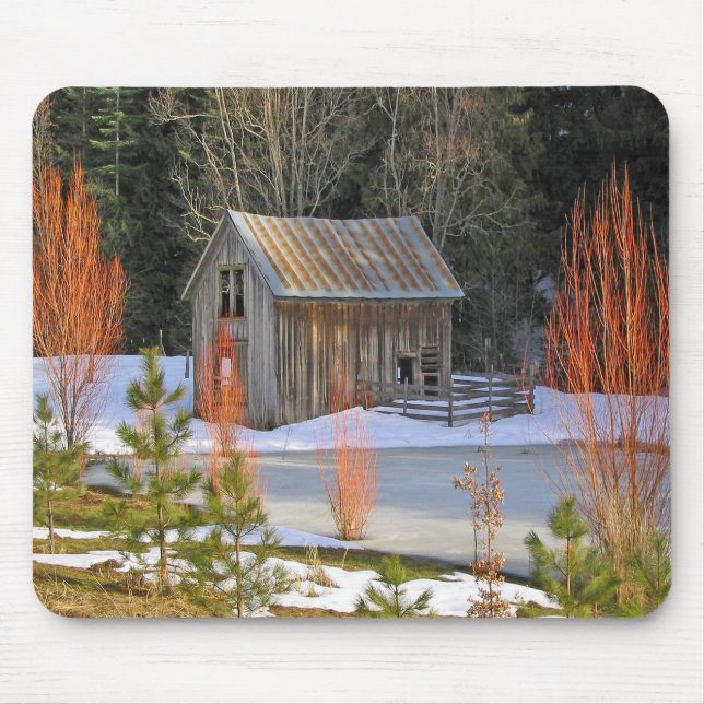Snow Shed Mousepad (Front)
