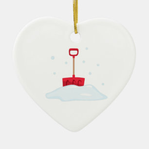 Snow Shovel Ceramic Tree Decoration