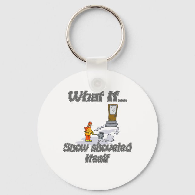 Snow Shovel Key Ring (Front)