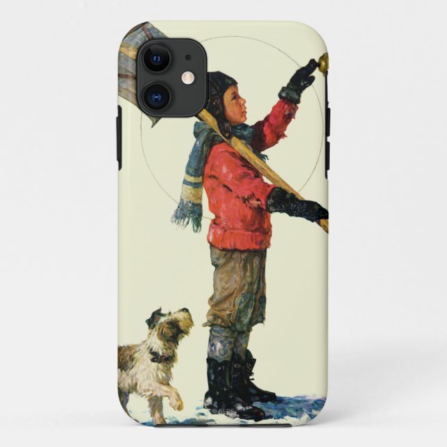 Snow Shoveler Case-Mate iPhone Case (Back)
