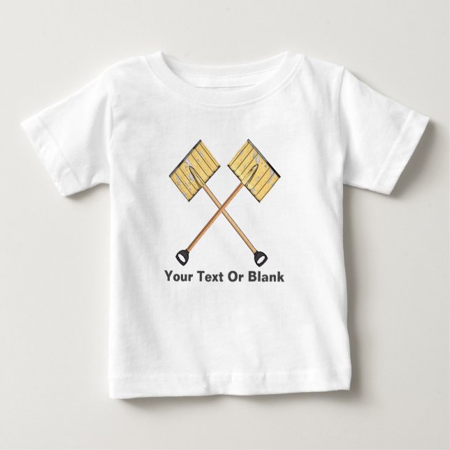 Snow Shoveling Business Baby T-Shirt (Front)