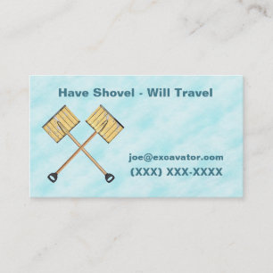 Snow Shoveling Business Business Card
