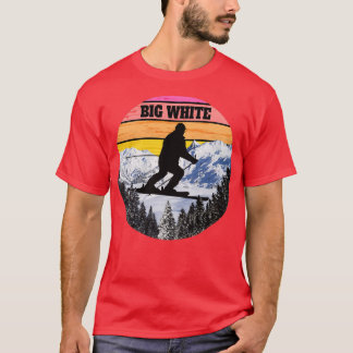 Snow Ski Big White Skiing Fields Canada T-Shirt