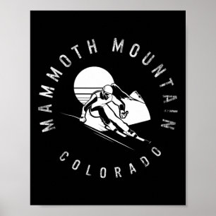 Snow Ski Mountain Ski Skiing Snowboarding Winter C Poster
