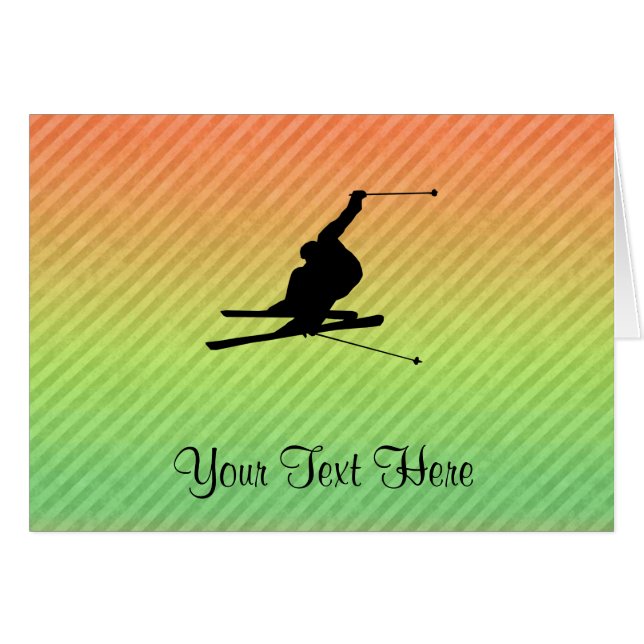 Snow Skiing (Front Horizontal)