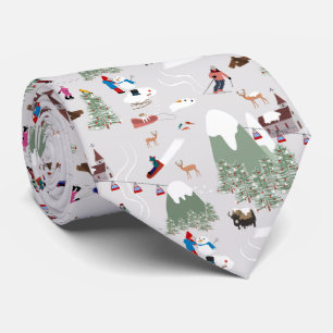 Snow Skiing Ski Slopes Landscape Tie