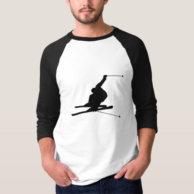 Snow Skiing T-Shirt (Front)