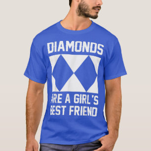 Snow Skiing Women's Diamond Girl's Best Friend Win T-Shirt