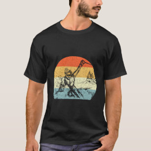 Snow Sking Vintage Retro Snow Skier T-Shirt