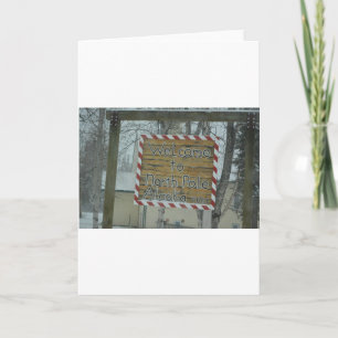 Snow Snowflake Frozen Weather North Pole Alaska Holiday Card
