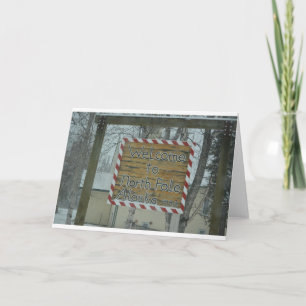 Snow Snowflake Frozen Weather North Pole Alaska Holiday Card