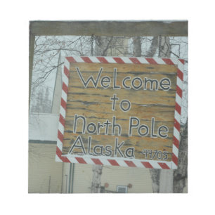 Snow Snowflake Frozen Weather North Pole Alaska Notepad