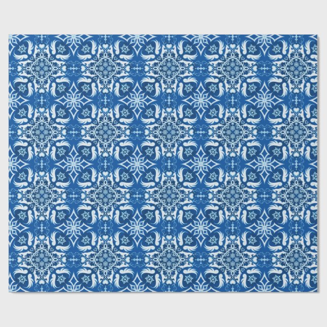 Snow Stags Wrapping Paper (Flat)