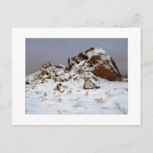 "Snow Stones" Postcard