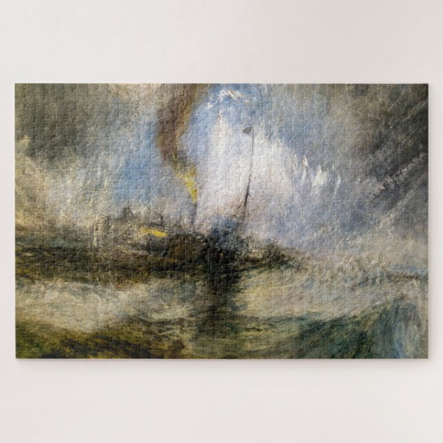 Snow Storm | JMW Turner | Jigsaw Puzzle (Horizontal)