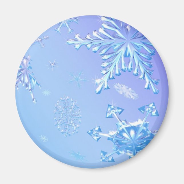 Snow Storm Magnet (Front)
