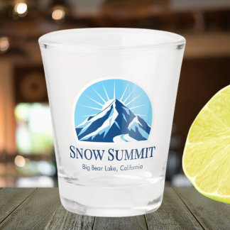 Snow Summit California ski resort souvenir  Shot Glass
