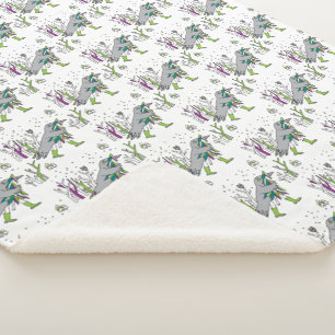 Snow time sherpa blanket