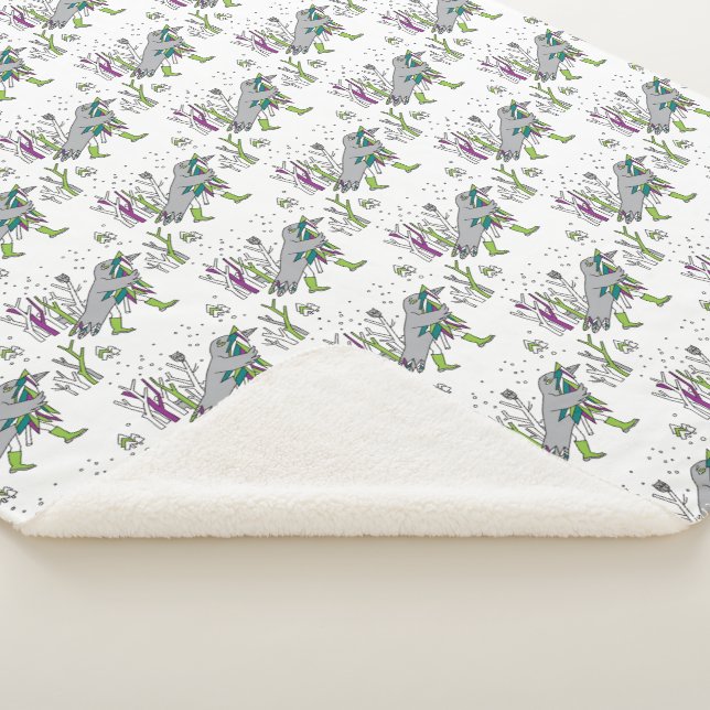 Snow time sherpa blanket (3/4)