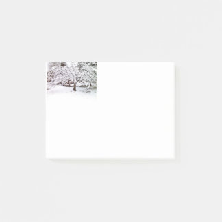 Snow Tree Post-It Notes
