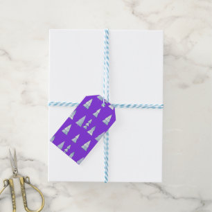 Snow Trees Elegant Winter Gift Tags