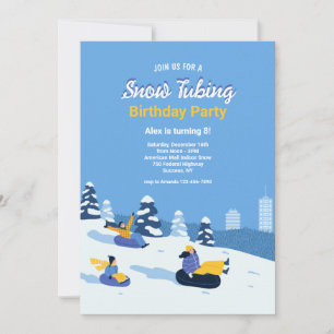 Snow Tubing Invitations