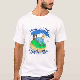 Snow Tubing On Mount Peter, New York T-Shirt